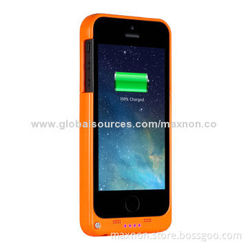 2,200mAh External Back Battery Case for iPhone 5/5C/5S, 3-in-1 with Changeable Faceplate